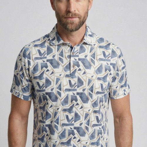 All Over Pritnt Polo Shirt